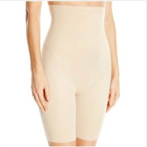 Naomi & Nicole 7759 Soft & Smooth Hi-Waist Thigh Slimmer Size L